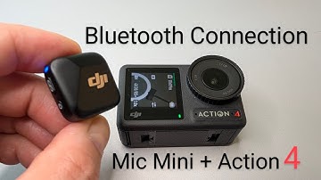 Mic Mini & DJI action connection #tutorial #bluetooth #microphone