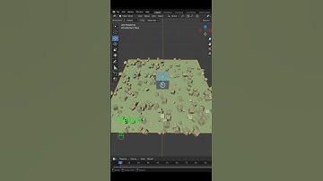 Everyday blender tip. How to scatter objects in blender. #blendertutorial