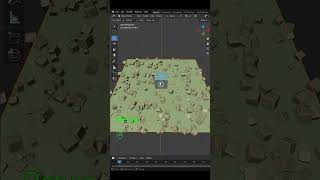 Everyday blender tip. How to scatter objects in blender. #blendertutorial