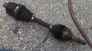2008 Pontiac G6 CV axles. How To Replace Axle Nut 2005 2010 Pontiac G6