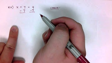 Algebra 2-2:  Solve One Step Equations