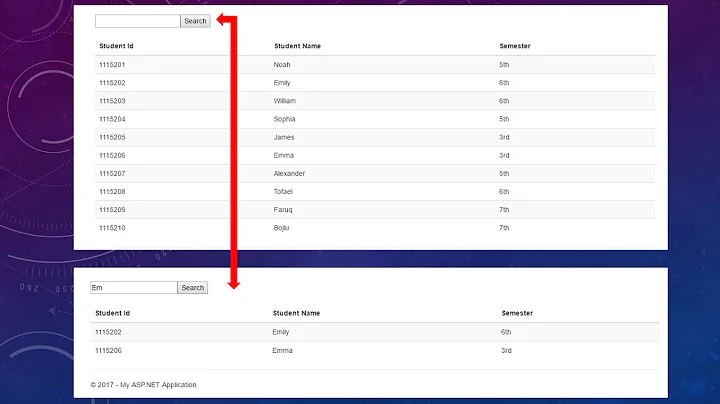 How To Implement Search Functionality In ASP.NET MVC