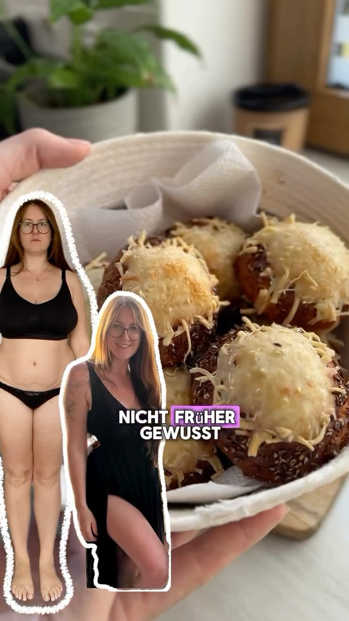 Käsebrötchen, super schnell &amp; einfach zubereitet. High Protein und ohne ...