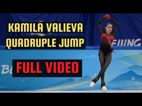 Kamila Valieva FULL VIDEO of quadruple jump