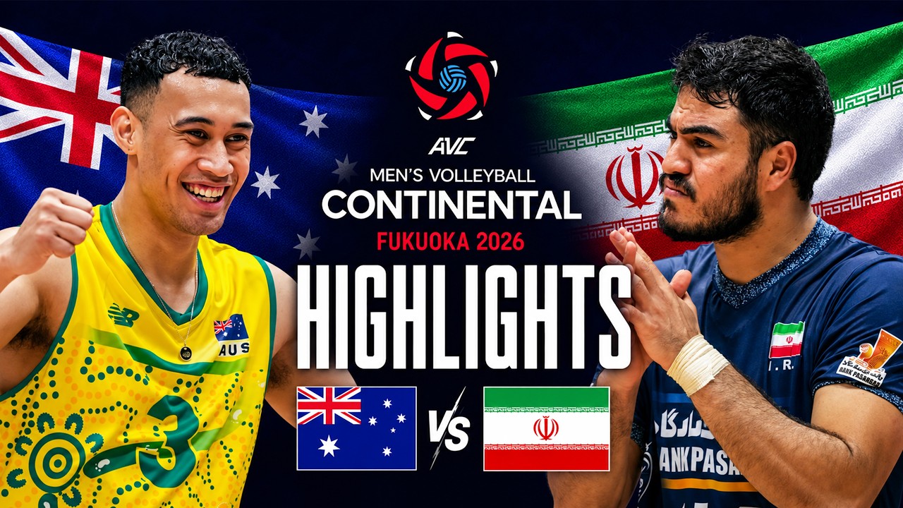 Iran 🇮🇷 vs Australia 🇦🇺 | Highlights | AVC Men's Continental Championship 2026