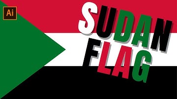 THE EASIEST WAY TO CREATE THE FLAG OF SUDAN IN ILLUSTRATOR (1 MINUTE)