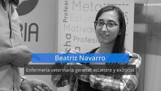 Enfermería #Veterinaria Qué es y Dónde estudiar ?? Beatriz obtiene título de Máster