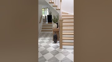 BEFORE & AFTER FOYER🫶🏼#beforeandafter #staircase #renovation #homedesign #homeinterior #home
