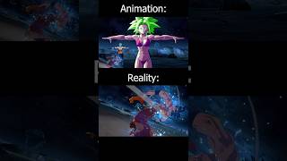 Animation Vs. Reality Kefla Vs Goku