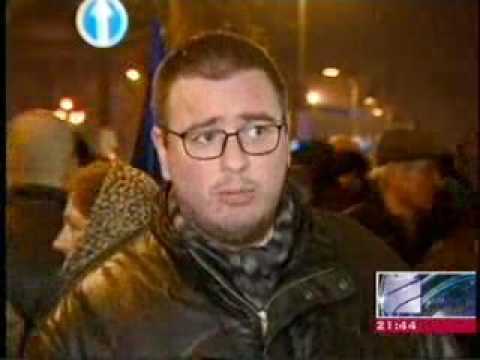 კანცელარიასთან საპროტესტო აქცია მიმდინარეობს