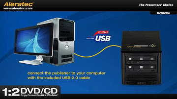 Aleratec 1:2 DVD CD Copy Cruiser Pro HLX - LightScribe Duplicator Win/Mac part # 260167