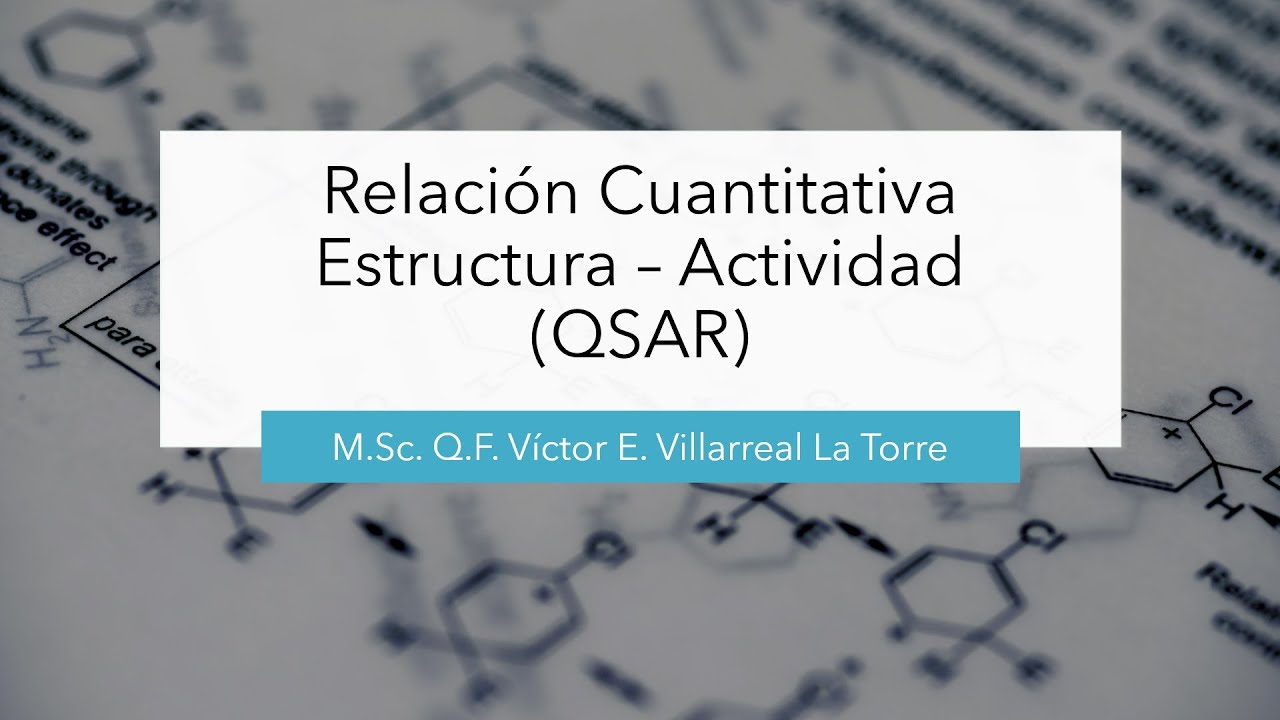 Teoría 11: Relación estructura química – actividad cuantitativa (QSAR).