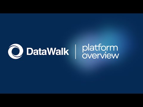 DataWalk | Platform Overview - video from DataWalk
