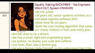 Feminist HR Forces Equality Training — PANICS as Her Top Performers Walk Out Together #4chan