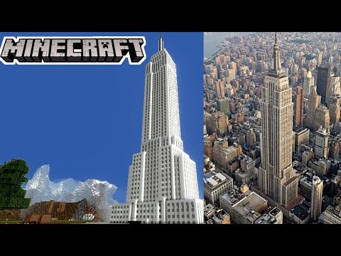 Minecraft エンパイア ステート ビルディング ロボットで自動建築 Empire State Building Youtube
