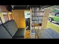 Vanlife Van Build - Movie Closet Installed