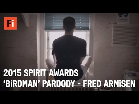 BIRDMAN Parody - Fred Armisen and Kristen Bell | 30th Film Independent Spirit Awards