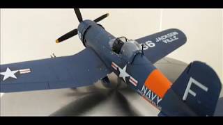 Corsair F4U4B Revell 72. Perfection? Better Than The Asian Kits Anyway!  The Postwar Corsair