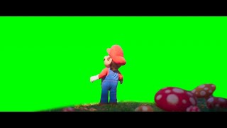 The Super Mario Bros. - Surprised Mario - Green Screen