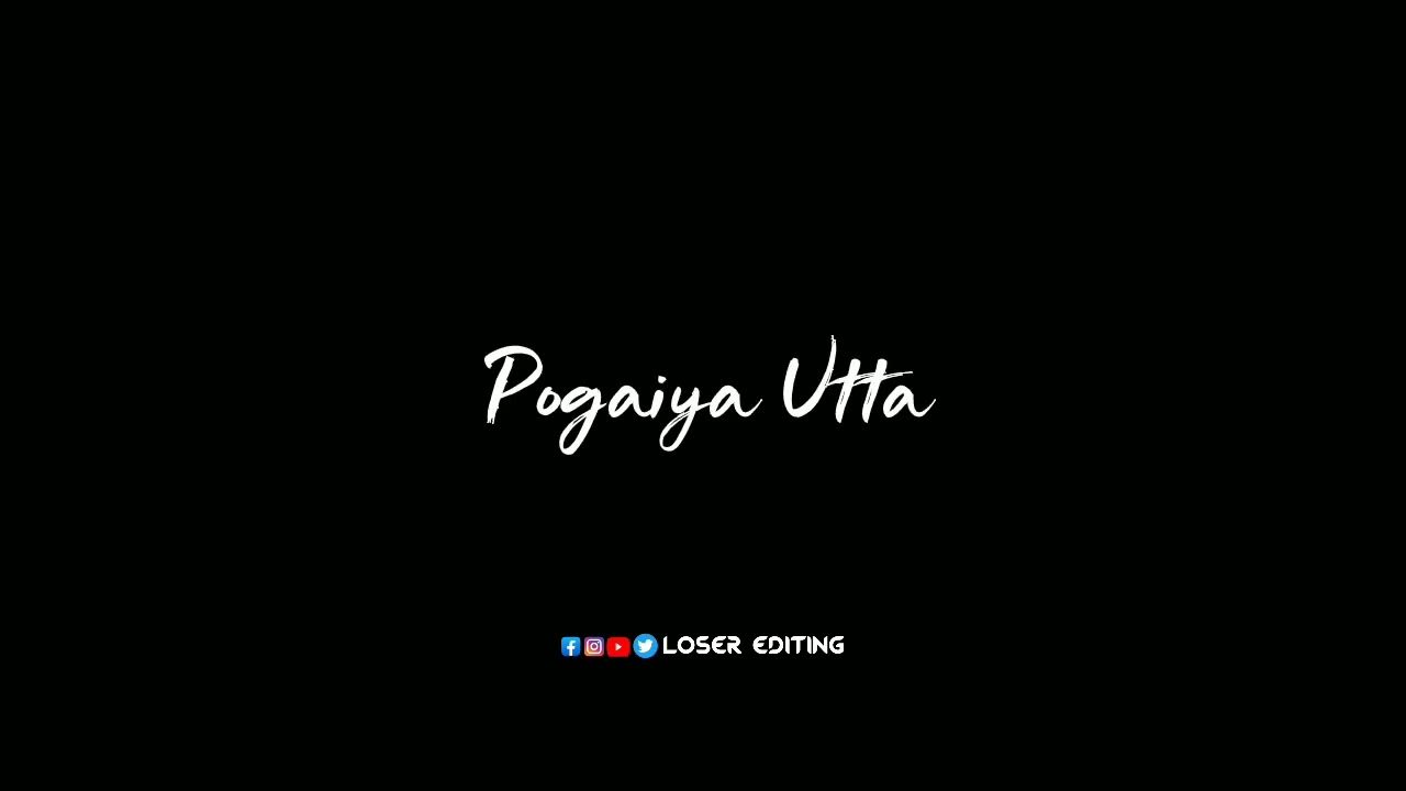Channai Gana Pullingo Song Black Screen Lyrics Whatsapp Status 🍁 Dammu
