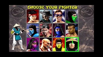 Mortal Kombat 2 Character Select Screen with different music
