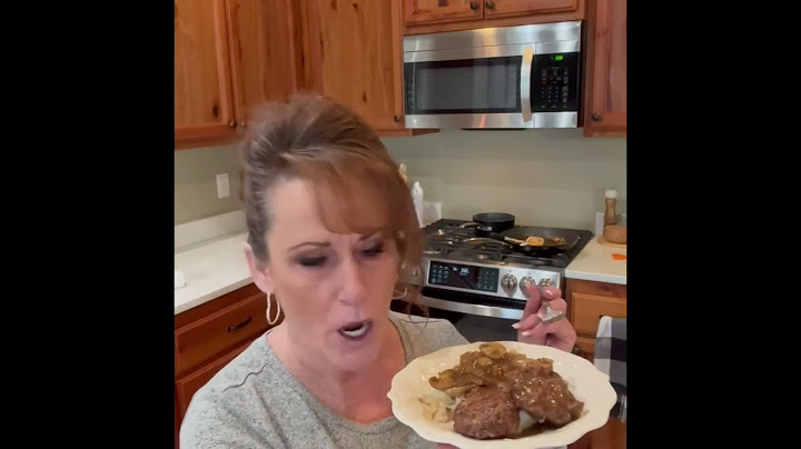 The end result, taste test for the Salisbury steak in a jar