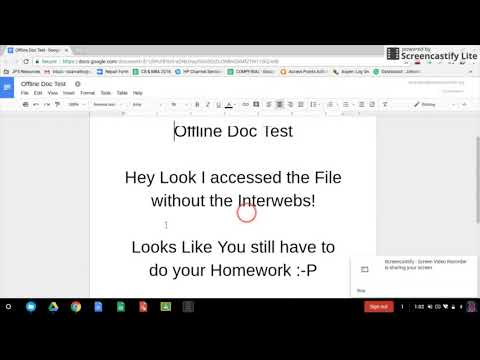 How to access Files Offline