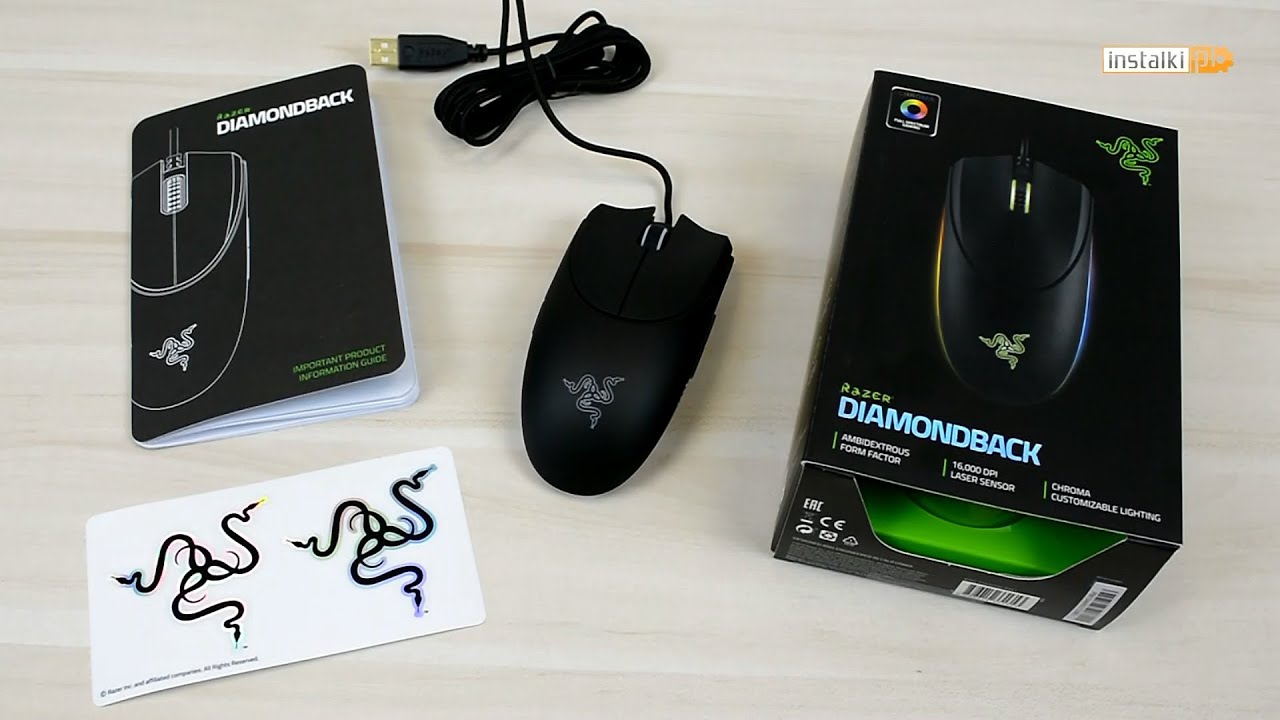 Razer Diamondback unboxing Razer Diamondback unboxing