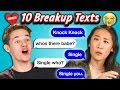 TEENS READ 10 BREAKUP TEXTS (React)