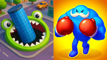 Hole.io VS Rope Man Run Max All Levels Gameplay Android,iOS NEW UPDATE