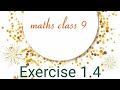 maths exercise 1.4 (question 1,2,3,4)
