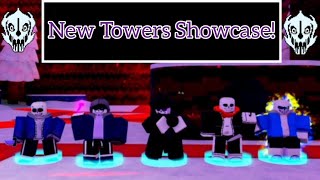 Dust Sans Evo + New Towers Showcase! [Undertale Timline Corruption: TD]