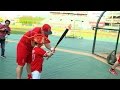 Mike Trout spends time with one of his biggest fans