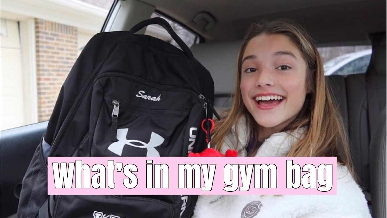 WHATS IN MY GYM BAG! YouTube