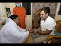 Rahul Gandhi meets Amma, Sri Mata Amritanandamayi Devi at Amritapuri Ashram