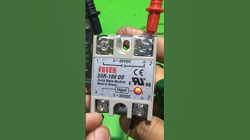 SOLID STATE RELAY (SSR) FOTEK 100A DC TO DC #ssr #dctodc #relay #selenoid