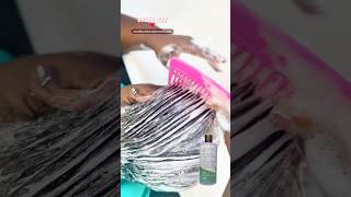 Hair care with Medley Blue Lotus Follicle Booster Shampoo & Conditioner.