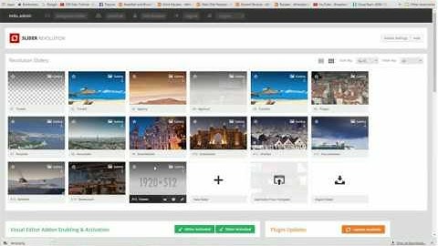 Integrate Revolution slider into your website with Creatta