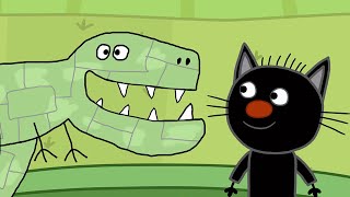 Три Кота | Серия 130 | Выставка динозавров | Мультфильмы для детей