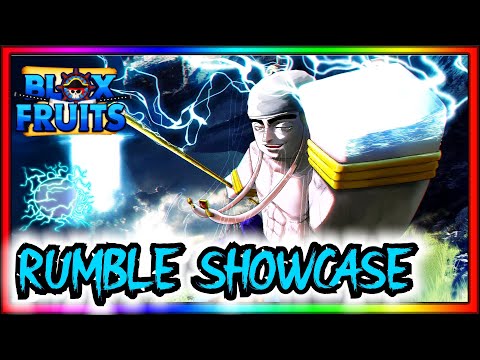 RUMBLE SHOWCASE IN BLOX FRUITS (GORO GORO NO Mi) 