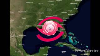 Hypothetical Track Of Hurricane Claudette (2049) + Icon Test (icons by TPE)