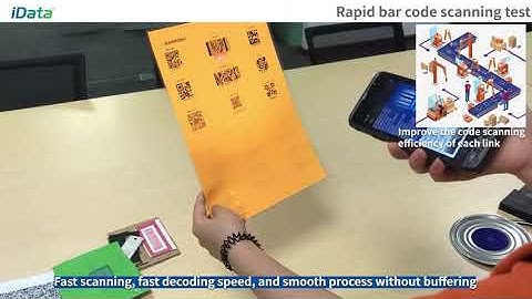 iData 50 Scanning Performance Test