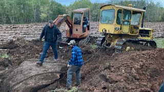 Plowing 30 Acres in 2 Days Using Vintage Equipment - Battling Boulders & Busting Sod!!! - Day 1 of 2