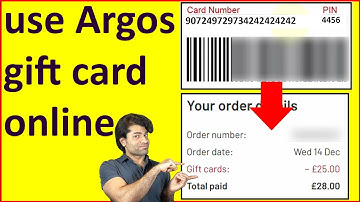 How to use Argos gift card online