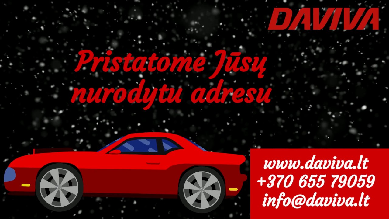 Daviva  Naudotos autodalys
