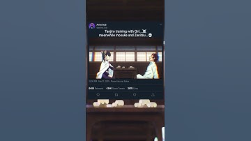 Tanjiro training with Girl...☠️ meanwhile Inosuke and Zenitsu...💀 #demonslayer #nezukochan #edit