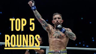MY TOP 5 ROUNDS!!! | Muay Thai Compilation | By Liam Harrison