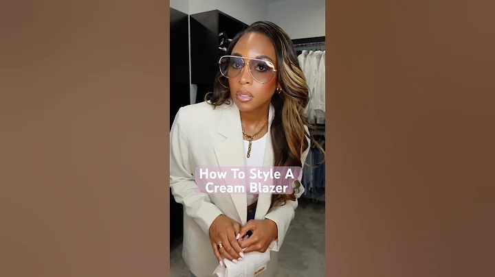 How To Style A Cream Blazer | #grwm #blazer #fashioninspiration #ootd #styling #outfitideas #fashion