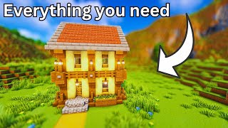 Minecraft: How to Build a Small Survival House