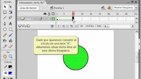 curso macromedia flash 8 29 Transformación de Textos